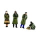 thumbnail image 5 of 4 piezas 1:64 Figura de personaje de diorama realista Figuras de personas Figuras de acción de Diorama para accesorios de fotografía Diseño de, 5 of 9
