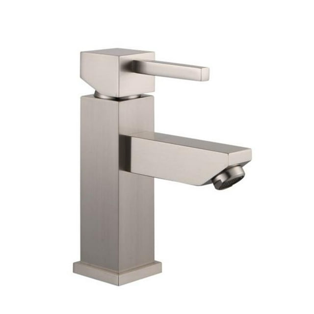 6.77 x 4.33 x 1.9 in. UPC Faucet with Drain - Brushed Nickel