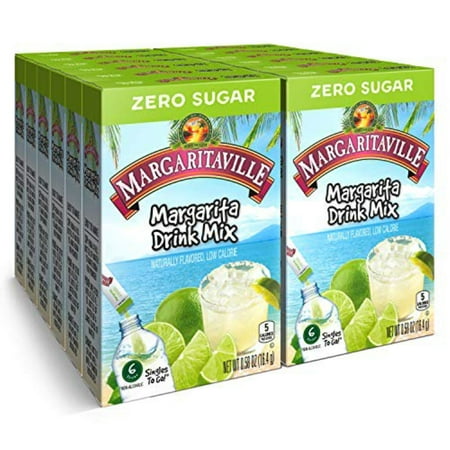Margaritaville Singles To Go Water Drink Mix-Margarita Flavored, 12 Box Quantity