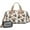 Cute Doberman and, variant on Women Men Gym Bag,Cute Pug Puppies Small Duffle Bag Spend the Night Bags for Women with Shoes Compartment Washbag,Detachable Shoulder Strap,19.7x8.3x11 Inches