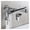 Style 4 chrome, variant on Kitchen Faucet Pot Filler Tap Wall Mounted Single Cold Black Tap Rotation Folding Spout Faucets With Spray Gun Chrome Nickel