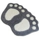 thumbnail image 2 of Alfombra de baño, alfombra para puerta, alfombra para baño, alfombrilla antideslizante con forma de pata, absorbente de agua, de secado rápido, lavable, duradera, 40 cm x 60 cm (gris), 2 of 7
