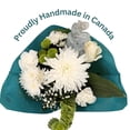 thumbnail image 1 of Fleurs Fraîches - Bouquet de Fleurs Mélangées Fait à la Main - Blanc, 1 of 5
