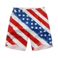 thumbnail image 6 of Xuniizn Mens Shorts USA Flag 250th Anniversary Festival Printed Shorts 4th of July Independence Day Casual Holiday Shorts, S-2XL, 6 of 6