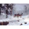 thumbnail image 2 of Cuadros Decorativos 5D Kit Rhinestone Imagen DIY Lobo en la nieve Full Round Drill Art Diamond Painting Tmvgtek embutido en tela, 2 of 9