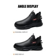 thumbnail image 4 of SKIUHS Men & Women's Slip-On Slip Resistant Chef Safety Shoes – Waterproof Oil Resistant Microfiber Leather Kitchen Work Footwear, 4 of 9