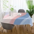 thumbnail image 3 of Yayeee Tablecloths 54" x 72" Rectangle Wrinkle Resistant Party Table Cover, Abstract Blue, 3 of 8