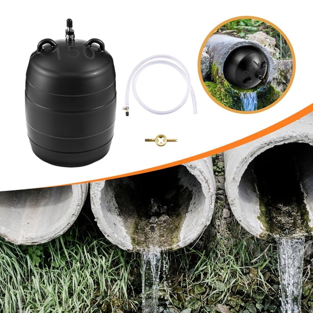 Tapón de tubería inflable para inspección de tuberías de aguas residuales, sellado de goma, bloqueo, prueba de plomería, globo, tapón de prueba de DN150A