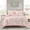 Pink, variant on Notticasa 3-Piece Printed Comforter Sets,Pink,California King,Features a Floral and Peacebird Design, Including a Quilt Cover and Pillowcases