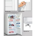 thumbnail image 5 of SMETA 13.8 cu ft Upright Freezer Frozen Food Storage Appliance Freezer Easy Clear, 5 of 7