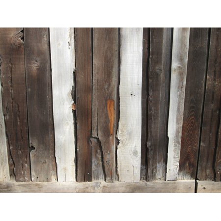 Canvas Print Pattern Fence Texture Rough Wood Background Board Stretched Canvas 10 x