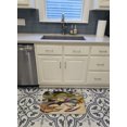 thumbnail image 3 of Carolines Treasures JMK1101RUG Blue Crab Tail Fin Machine Washable Memory Foam Mat, 3 of 4