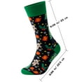 thumbnail image 3 of Fun Christmas Socks for Men - Funny Xmas Gifts for Men and Women Novelty Cozy Unisex Crew Cotton Sock Set, 3 of 6