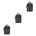 thumbnail image 1 of Toystoory Bolsa de almacenamiento al aire libre Camping Senderismo Accesorios de supervivencia Riñonera Pesca Montañismo Bolsillo Oxford Paquete de Negro 3piezas Toystoory CBP186098, 1 of 6