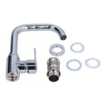 thumbnail image 3 of Basin Faucet, Water Tap Stainless Steel Electroplate Hot And Cold Fashionable  For Kitchen For Bathroom, 3 of 8
