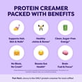 thumbnail image 3 of Sweet Cream Protein Coffee Creamer - Grass Fed Pasture Raised Collagen - Hair, Skin & Nail Support, Energy-Boosting MCTs, Keto Friendly, Lactose Free & Gluten Free, No Added Sugar, 11g of Protein, 3 of 5