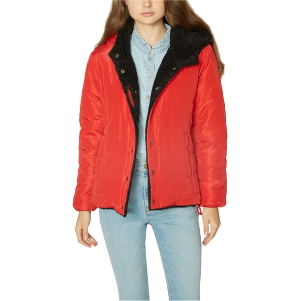 Chaqueta acolchada reversible Sanctuary Clothing para mujer color rojo talla mediana