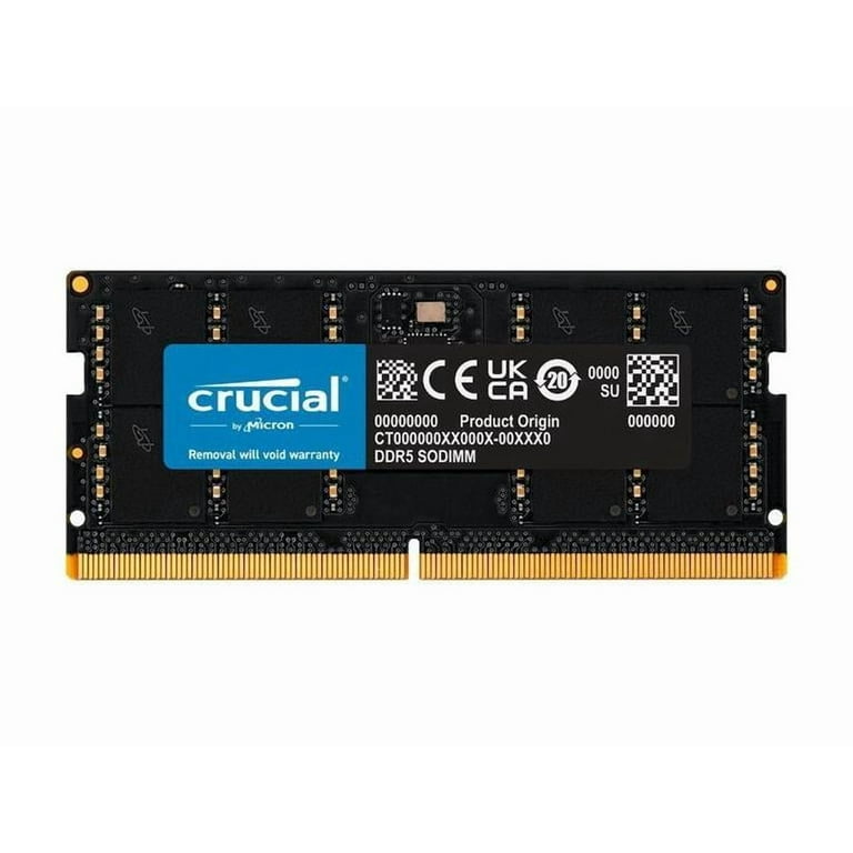Crucial 32GB DDR5 5200 (PC5 41600) RAM Stick for Laptop, 262-Pin