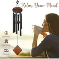 thumbnail image 4 of Memorial Wind Chimes, Wind Chimes for Loss of Loved One, Sympathy Wind Chimes, Bereavement Gift, Funeral Gift, Rememberance Gift for Loss, Memorial Wind Chime for Loss with Sympathy Card and Hook, 4 of 5