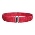 thumbnail image 2 of Cinturón elástico ancho con cintura plisada para mujer, accesorio de moda para la cintura. Rojo, 2 of 7