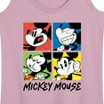 thumbnail image 3 of Disney - Mickey Colorblock - Women's Racerback Tank Top, 3 of 5