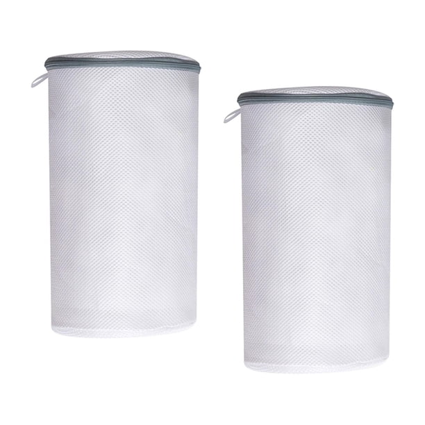 2 uds bolsas de lavado de zapatos para lavadora secadora bolsas de almacenamiento reutilizables ligeras bolsas de lavandería para zapatillas zapatos 35cmx21cm