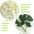 thumbnail image 3 of Artificial Flower 8pcs 22'' Long Stem Silk Pompon Flower Pom-Poms Hydrange Dahlia Daisy Dandelion for Wedding Bridal Bouquet Bridesmaid Home Décor Baby Shower Centerpiece(Color Mix-2), 3 of 5