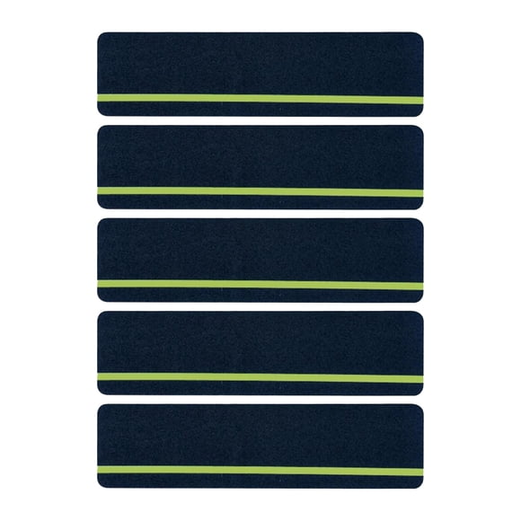 Slip Traction Treads with Glow Stripe, 24X3.9Inch Grip Tape Grit Non Slip, Outdoor Non Skid Tape, Reflective Sticker for Stairs Step