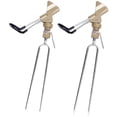 thumbnail image 1 of Juego de 2 soportes para cañas de pescar de acero y aleación de aluminio ajustables.-- Sailing Electrónica, 1 of 2