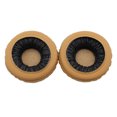 thumbnail image 3 of Oreillettes Universelles d'Isolation du Bruit Coussin en Cuir Manchon Protection Auditive Rond Maille Fine Remplacement de l'Éponge pour AKG Y40 Y45BT Casque Brun, 3 of 7