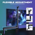 thumbnail image 3 of Adjustable Low-profile Arm Microphone Stand with Cable Managment/Desk Mount, Suspension Boom for K688 Ampligame AM8-BM88, 3 of 6