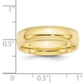 thumbnail image 2 of Primal Gold 10 Karat Yellow Gold 6mm Milgrain Comfort Fit Band Size 6, 2 of 2