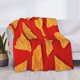 thumbnail image 3 of Fotbe Tortilla chips Manta de Franela con Estampado, Manta Ultrasuave para Cama, Sofá, Auto, Hipoalergénica y Antibolitas-40"x30", 3 of 6
