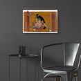 thumbnail image 6 of Epic Art 'Black Bird On Bronzed Flower 10' by Maria Pietri, Acrylic Glass Wall Art, 24"x16", 6 of 8