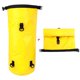 thumbnail image 4 of Bolsa de almacenamiento al aire libre de 30 l para acampar, hacer senderismo y aventuras en la playa, bolsa de barril plegable impermeable amarilla, 4 of 8