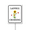 BBtsdb-35, variant on Eveokoki Ladybug Crossing Garden Stake - Garden Décor - Decorative Stake for Lawn and Yard 8x12Inches
