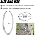 thumbnail image 3 of Sun Shade Sail Hardware Kit 6 inch with 4pcs 4 * 12ft Cable Wire Rope 304 Stainless Steel for Patio, Garden Triangle Rectangle and Square Sun Shade Sails Installation 59 pcs, 3 of 5