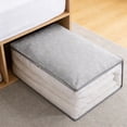 thumbnail image 1 of 85L Clear Storage Bags Extra Large Waterproof Blanket Storage Bags Heavy Duty Zippered Clothes Storage Organizer For Seasonals Clothes Home Organization, 1 of 7