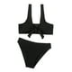 thumbnail image 5 of Traje de baño para mujer, moda, cómodo, estampado, bikini, traje de baño de color liso para mujer, conjuntos de bikinis, trajes de baño para mujer, 5 of 9