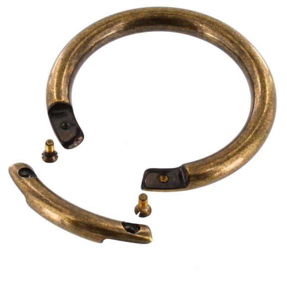 ORS Antique Brass, O-Ring, Opens with Screws, Solid Brass-LL