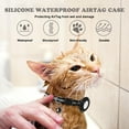 thumbnail image 5 of Airtag Pet Collar with Bell and Safety Buckle, Apple Airtag Collar with Silicone AirTag Holder Reflex Streak for Small Cats Dogs(2 PCS), 5 of 7