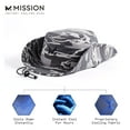 thumbnail image 3 of MISSION Cooling Bucket Hat - Matrix Camo Silver, 3 of 7