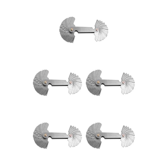Riwesomey 58 cuchillas Roscas de 55º Métricas Rosca de 60º Medidor Calibre Pulgadas Juego de herramientas para tornillos Type2 Riwesomey CBP591588