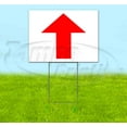 thumbnail image 1 of Arrow Up (18" x 24") Yard Sign, Includes Metal Step Stake, 1 of 6