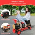 Increkid Kids Ride on Train 12V Electric Train 2 Seater Ride on Toy