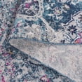thumbnail image 6 of Safavieh Madison Hope Floral Area Rug, Blue/Gray, 3' x 3' Square, 6 of 13