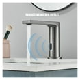thumbnail image 4 of Gun Grey Smart Sensor Basin Faucet, Hot Cold Water Mixer Tap Automatic Touch Faucet For Bathroom Basin Deck Mounted, 4 of 8
