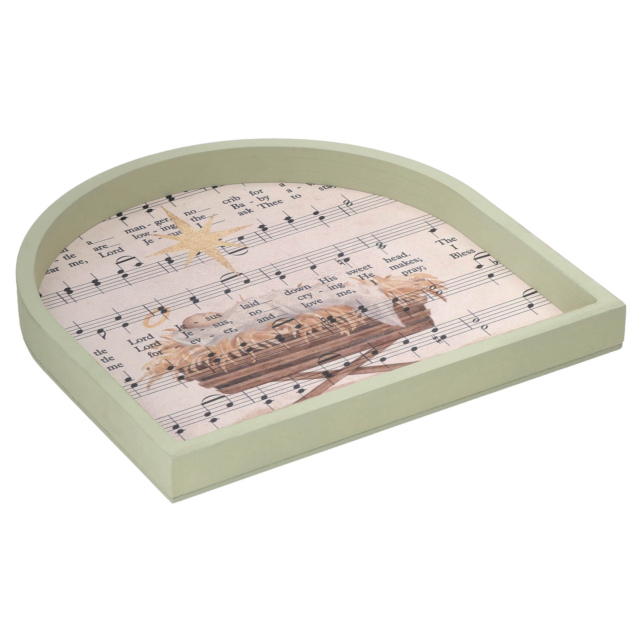 Away in a Manger Framed Christmas Decoration, Multicolor, 7.8" x 8", by Holiday Time