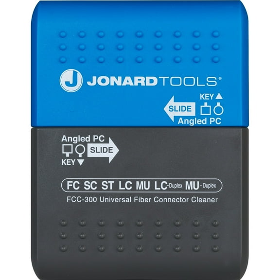 Jonard Tools Connector Cleaner,Optical Fiber Cleaning FCC-300