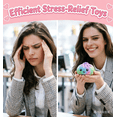 thumbnail image 7 of 2Pcs Dumpling Squishy, Glitter Dumpling Squishy Toys, Squishies Dumplings with Mystery Steamer Box, Stress & Anxiety Relief Toys for Adults Non-Edible (Random Color ), 7 of 7